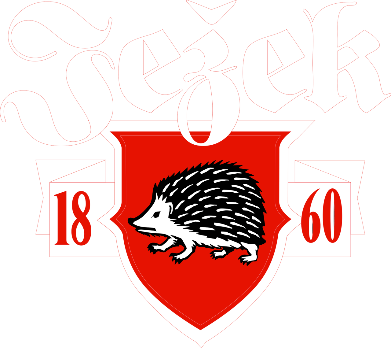 Sada pivních etiket Pivo Ježek